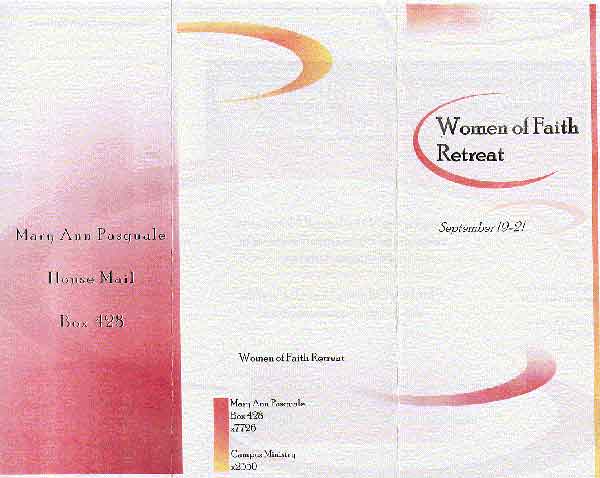 Women of faith retreat (outside)