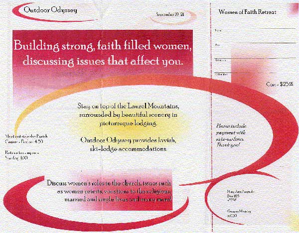 Women of faith retreat (inside)